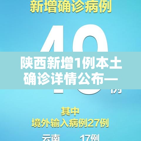 陕西新增1例本土确诊详情公布—(陕西新增1例本土确诊病例详细情况) 陕西新增1例本土确诊详情公布—(陕西新增1例本土确诊病例详细情况)
