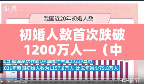 初婚人数首次跌破1200万人—(中国初婚年龄统计2020)