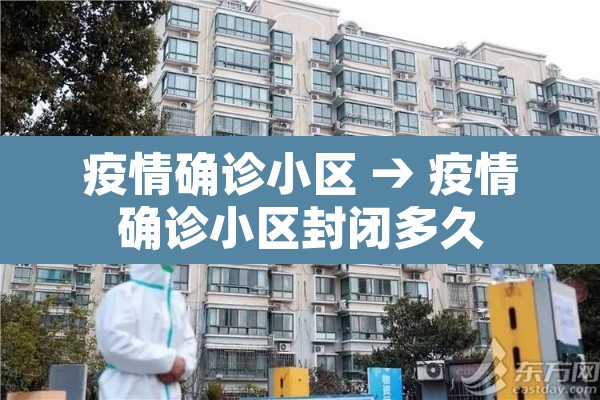 疫情确诊小区 → 疫情确诊小区封闭多久 疫情确诊小区 → 疫情确诊小区封闭多久