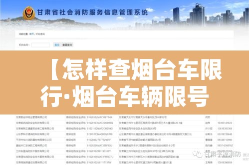 【怎样查烟台车限行·烟台车辆限号怎么处罚】 【怎样查烟台车限行·烟台车辆限号怎么处罚】