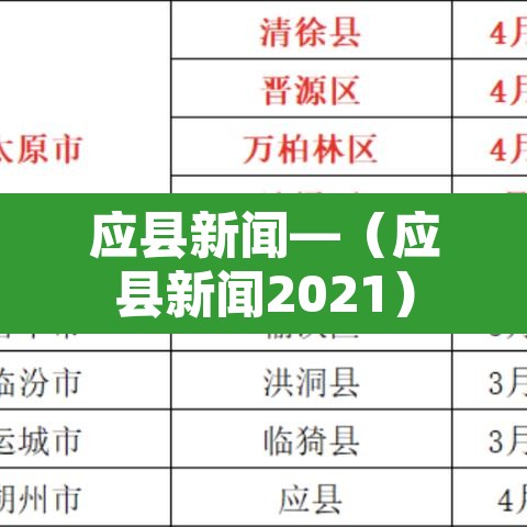 应县新闻—(应县新闻2021)