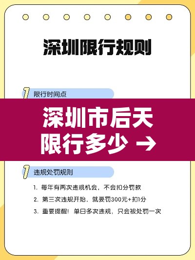 深圳市后天限行多少 → 深圳哪天开始限行 深圳市后天限行多少 → 深圳哪天开始限行