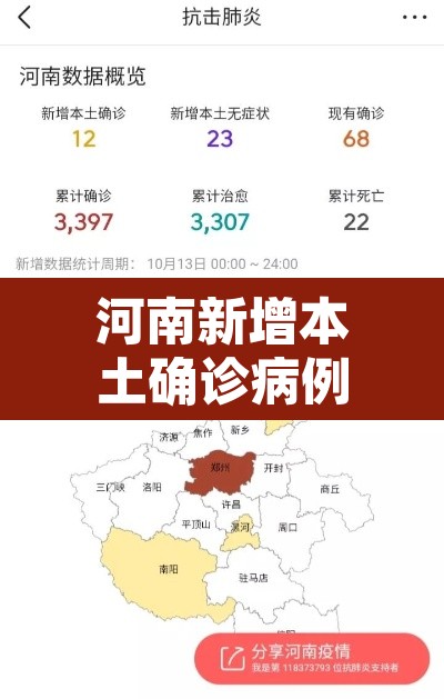 河南新增本土确诊病例12例 → 河南新增本土病例1个轨迹