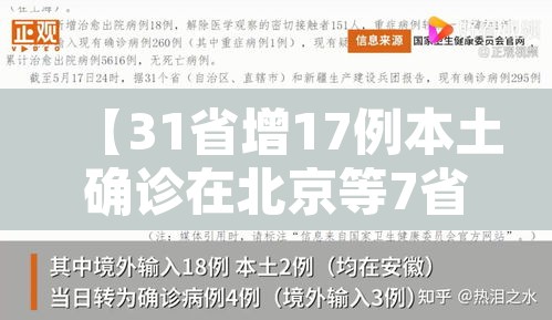 【31省增17例本土确诊在北京等7省份,31省增17例本土确诊 在北京等7省份】