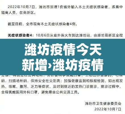 潍坊疫情今天新增›潍坊疫情最新消息今天新增病例