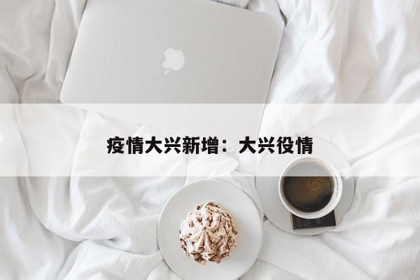 疫情大兴新增:大兴役情