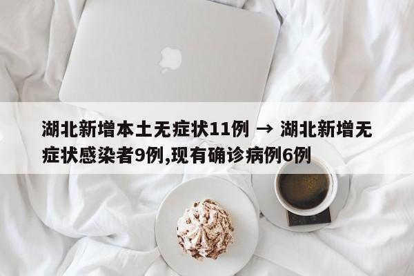 湖北新增本土无症状11例 → 湖北新增无症状感染者9例,现有确诊病例6例