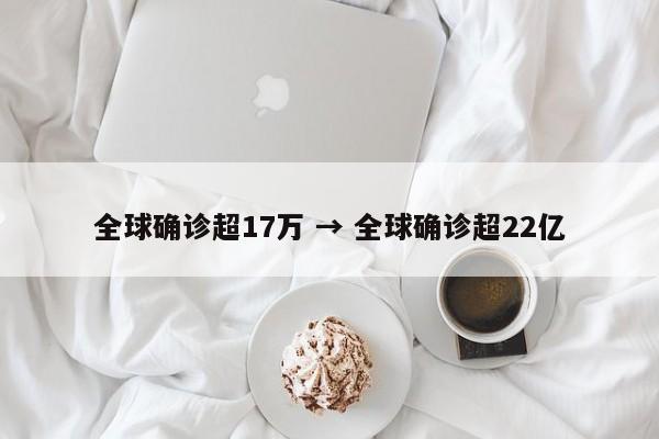 全球确诊超17万 → 全球确诊超22亿